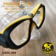 [PSN-8700] Poseidon Mask 3D Yellow - Clear Skirt Scuba Diving