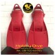 POSEIDON Trident Fin Red Diving Poseidon Dive - Alat Scuba Diving [PSN-0710-06]