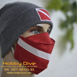 [HD-605 ] Masker Kain 3D Dive Flag 3Ply