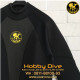 [PSN-0220-12] POSEIDON Wetsuit Traveller 3mm Men Black Scuba Diving