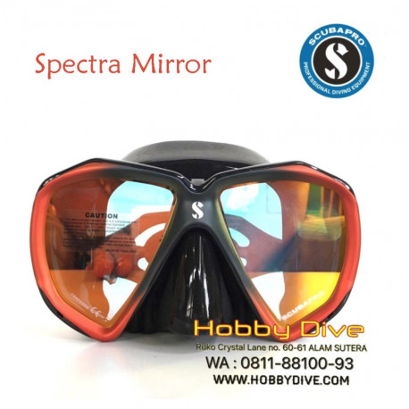 SCUBAPRO Dive Mask Spectra Mirror Scuba Diving SP-MK02