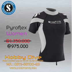 SCUBAPRO Pyroflex Hoodless Short Sleeves Women - Scuba Diving SP-WET06