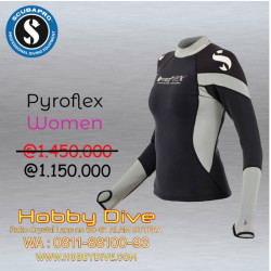 SCUBAPRO Pyroflex Hoodless Long Sleeves Women - Scuba Diving SP-WET07