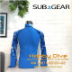 SUBGEAR Rashguard Camo Blue Scuba Diving Alat Diving SG-RG01