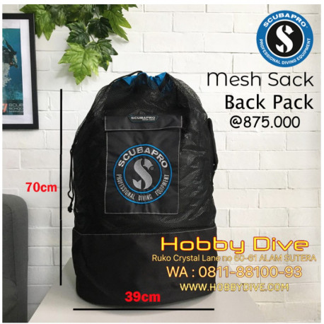 SCUBAPRO Mesh Sack Scuba Diving Alat Diving