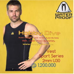 [U30] Waterproof Undervest Men 2.5mm - Scuba Diving