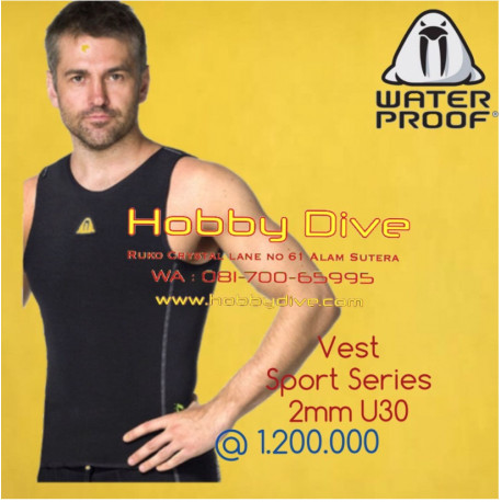 [U30] Waterproof Undervest Men 2.5mm - Scuba Diving