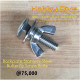 Diving Backplate Stainless Steel Butterfly Screw Bolts HD-280