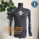 Scubapro Rashguard UPF 50 Long Sleve Camo - Graphite SP-RG09