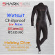 WETSUIT SHARKSKIN CHILLPROOF 1 PC SUIT BACK ZIP Man