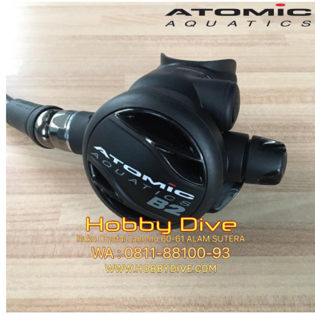 ATOMIC Regulator B2 Yoke Black - Scuba Diving AT-B2