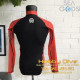 SEA GODS Rashguard Long Sleeve Unisex Red/ Black - Scuba Diving