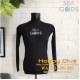 SEA GODS Rashguard Long Sleeve Unisex Black - Scuba Diving