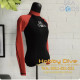 SEA GODS Rashguard Long Sleeve Women Red/ Black - Scuba Diving