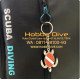 Turtle Dive Flag Key Chain Scuba Diving Accessories HD-531