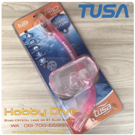 Tusa KIDS Mini Kleio Dry Combo Mask + Snorkle UC-2022