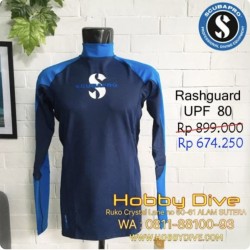 Scubapro Rashguard T-Flex Blue UPF80 - Scuba Diving