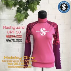 Scubapro Rashguard Women UPF 50 Flamingo Scuba Diving SP-RG06