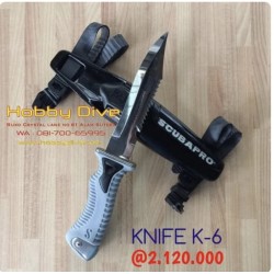 Scubapro Stainless Knife K6 Accessories Diving