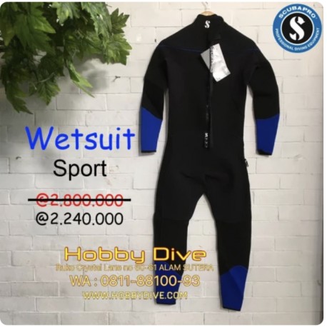 Scubapro Sport 3.0 G2 B-ZIP Wetsuit Man - Diving Snorkeling