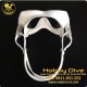 Poseidon White Line Mask - Scuba Diving