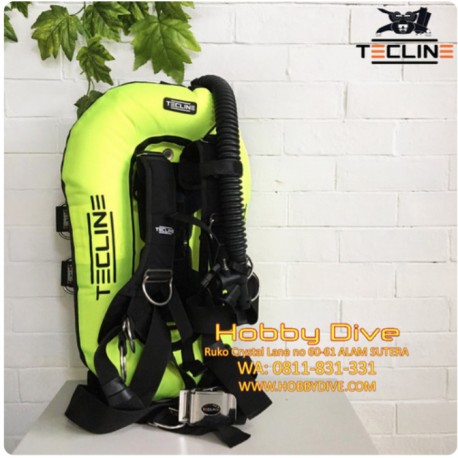 TECLINE BCD Donut 10 Ultra Light Travel Set Lime - Scuba Diving