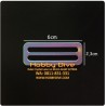 Weight Belt Keeper Titanium Rainbow Free Dive Scuba Diving HD-582