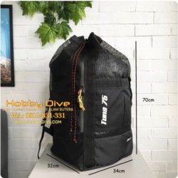 Nobel Mesh Bag Backpack Tuna 75 Scuba Diving P-185