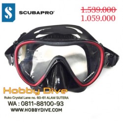 SCUBAPRO Dive Mask Synergy 2 Trufit Black Red Scuba Diving