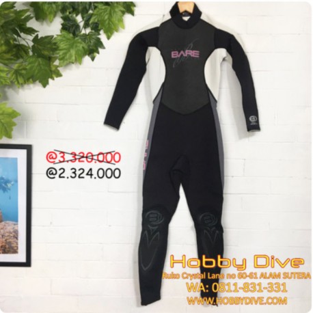 Bare Wetsuit 3/2mm Velocity Women - Scuba Diving Alat Diving