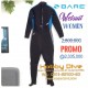 BARE Wetsuit 3/2mm Velocity Women Blue Full Suit Scuba Diving Alat Diving