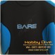 BARE Wetsuit 3/2mm Velocity Women Blue Full Suit Scuba Diving Alat Diving