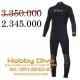 WETSUIT BARE 5/4MM VELOCITY FULL SUIT - MEN BLACK - Alat Diving