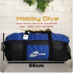 Seapro Mesh Gear Bag Black / Blue MAMGB12 Scuba Diving