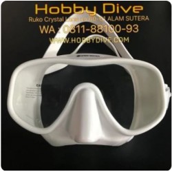OPEN WATER Mask Silicon Single Lense All White Scuba Diving