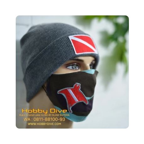 Masker Kain Loreng Camouflage Manta Ray Scuba Diving HD-712