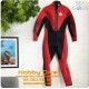 SEA GODS Wetsuit Long 3mm Man Red Black - Scuba Diving