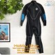 SEA GODS Wetsuit Long 3mm Man Black - Scuba Diving
