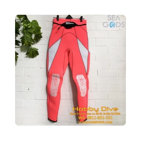 SEA GODS Long Pants Flamingo White - Scuba Diving