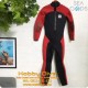 SEA GODS Wetsuit Long 3mm Female Black Red - Scuba Diving