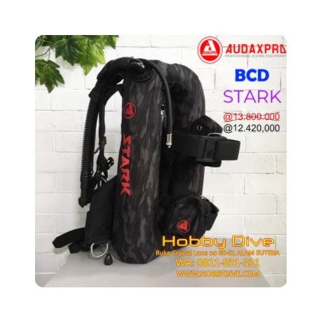 Audaxpro BCD Stark Evo 16 Camo Black - Scuba Diving Alat Diving