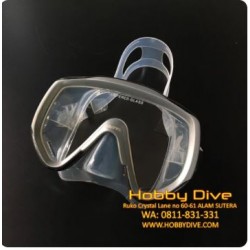 AQUATEC Mask Big View Single Lens Silicone Skirt MK500 - Scuba Diving