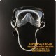 AQUATEC Mask Big View Single Lens Silicone Skirt MK500 - Scuba Diving