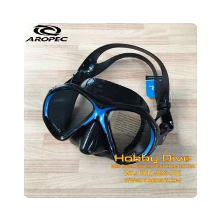 AROPEC Mask Mantis Snorkeling Blue Black M2HF08 - Scuba Diving