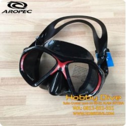 AROPEC Mask Mantis Snorkeling Red Black M2HF08 - Scuba Diving