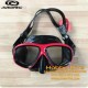 AROPEC Mask Red Black M2CD04 - Scuba Diving Alat Diving