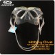 AROPEC Mask Neon Yellow M2HF02 - Scuba Diving Alat Diving