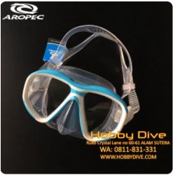 AROPEC Mask Blue White M2CD24 - Scuba Diving Alat Diving