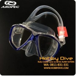 AROPEC Mask Aqua Blue M2HF01 - Scuba Diving Alat Diving