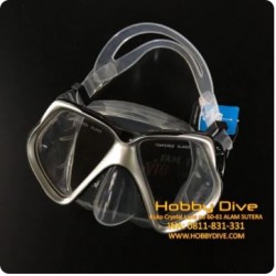 AQUATEC Mask Black M2YA2526 - Scuba Diving Alat Diving
